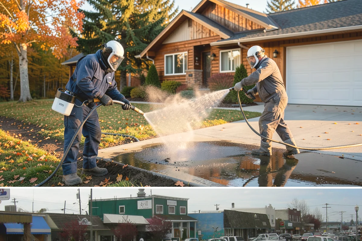 Fiberglass Cleaning in Stanwood, Snohomish County, WA - Clean fiberglass in spring or summer to clear the oxidation and grime that accumulate through the damp months.