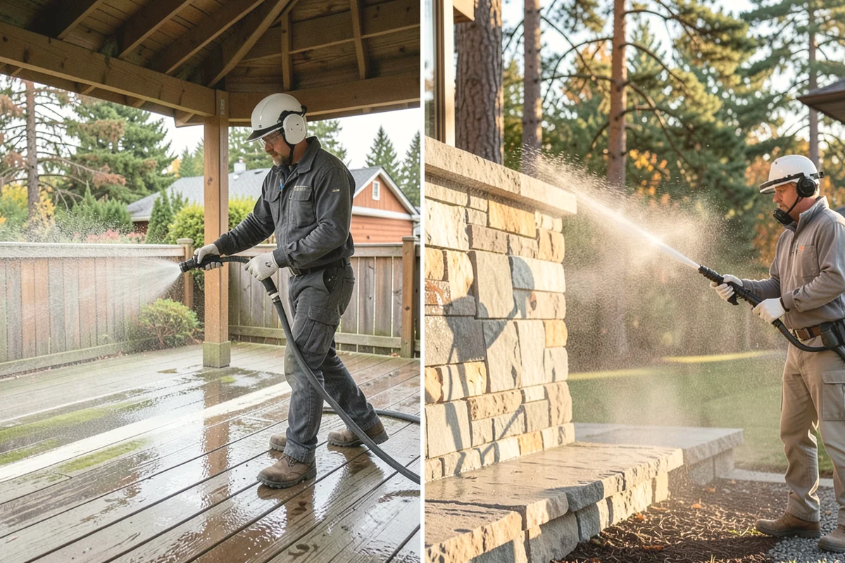 Fiberglass Cleaning in University Place, Pierce County, WA - Assess the fiberglass surface and its oxidation