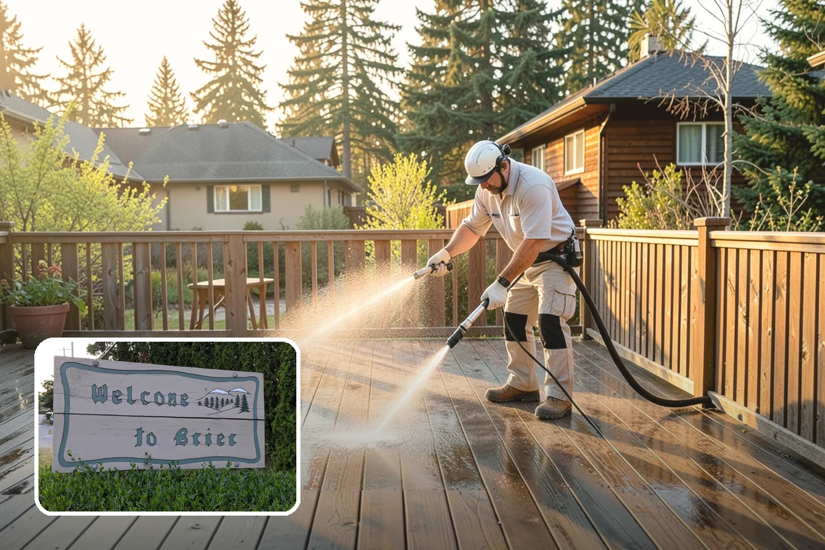 Fire Pit Cleaning in Brier, Snohomish County, WA - Removes soot and ash staining from the pit surround