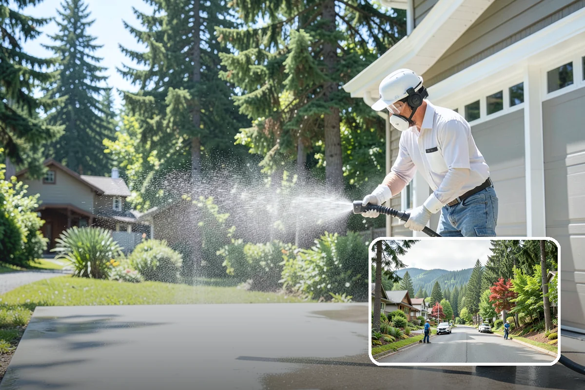 Fire Pit Cleaning in Darrington, Snohomish County, WA - Removes soot and ash staining from the pit surround