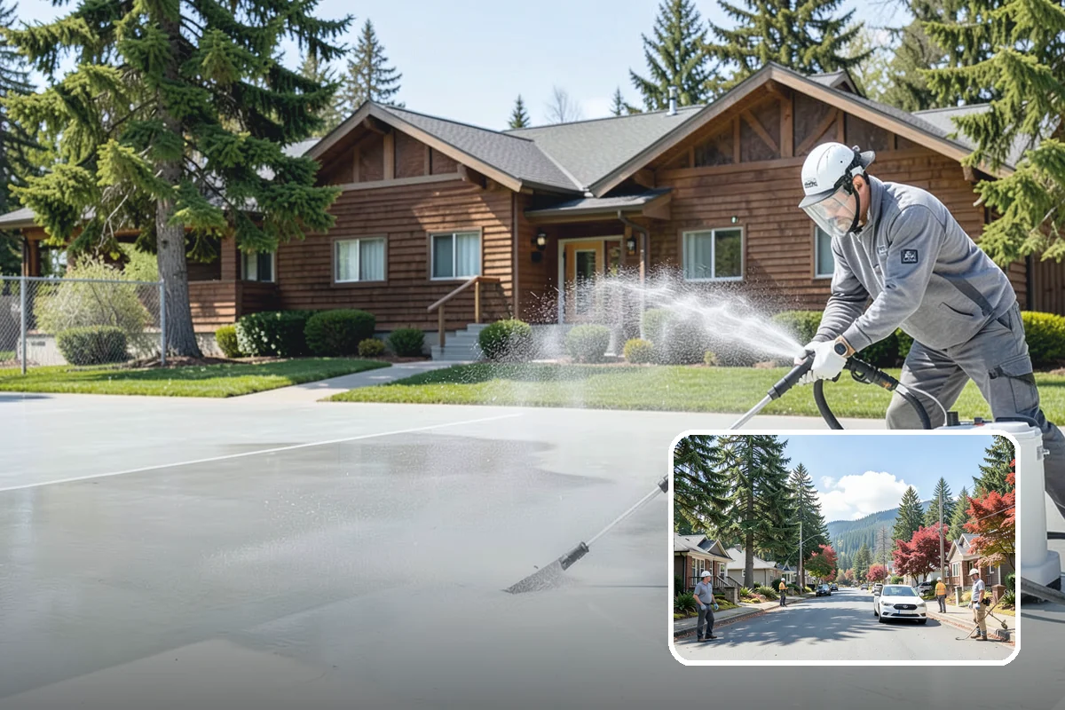 Fire Pit Cleaning in Hunts Point, King County, WA - Removes soot and ash staining from the pit surround