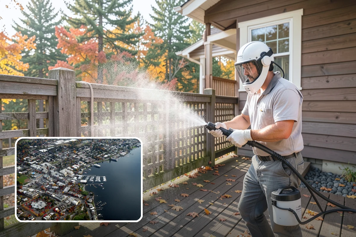 Fire Pit Cleaning in Kirkland, King County, WA - Removes soot and ash staining from the pit surround