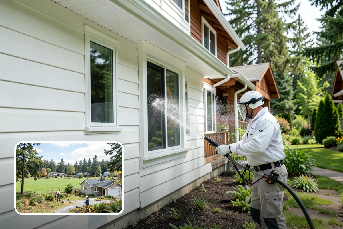 Fire Pit Cleaning in Lyman, Skagit County, WA - Removes soot and ash staining from the pit surround