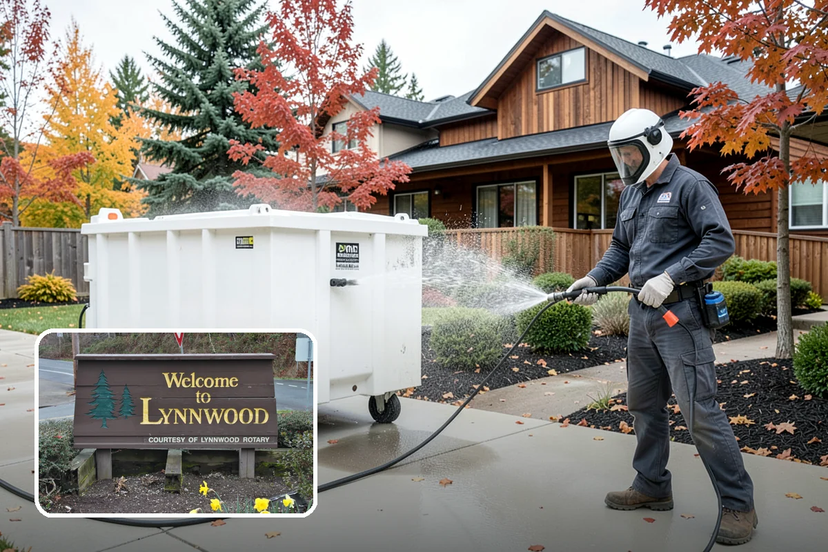 Fire Pit Cleaning in Lynnwood, Snohomish County, WA - Removes soot and ash staining from the pit surround