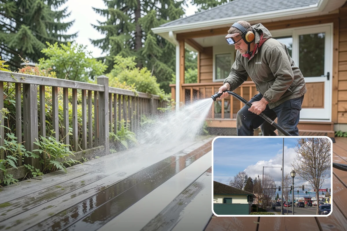 Fire Pit Cleaning in Marysville, Snohomish County, WA - Removes soot and ash staining from the pit surround