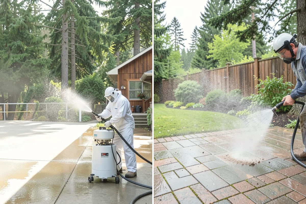 Fire Pit Cleaning in Mercer Island, King County, WA - Clear ash and debris from the pit and surround