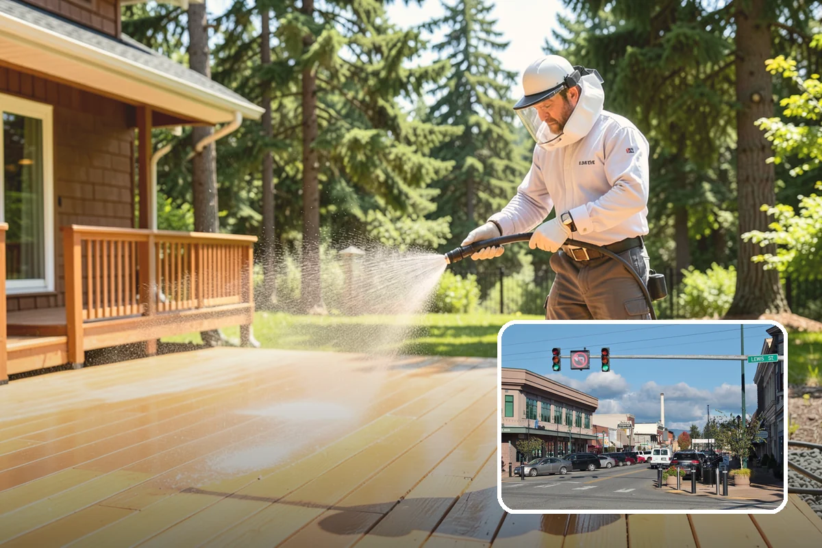 Fire Pit Cleaning in Monroe, Snohomish County, WA - Removes soot and ash staining from the pit surround