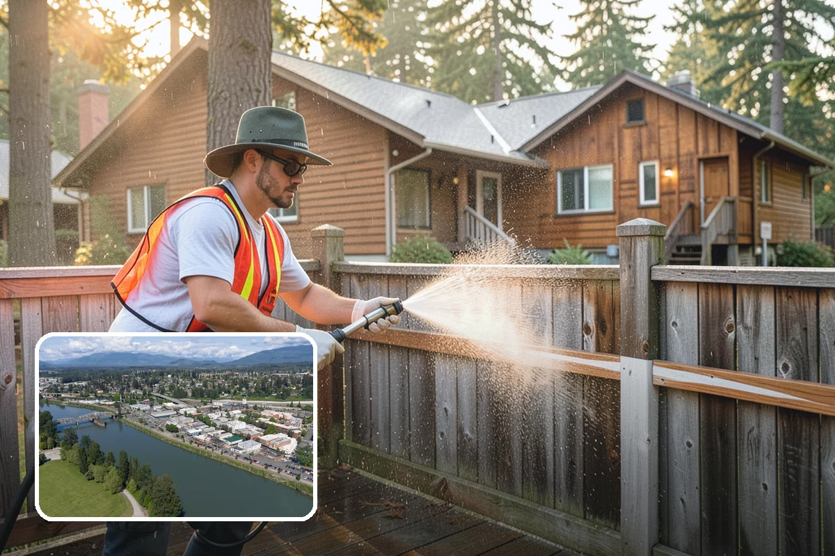 Fire Pit Cleaning in Mount Vernon, Skagit County, WA - Removes soot and ash staining from the pit surround