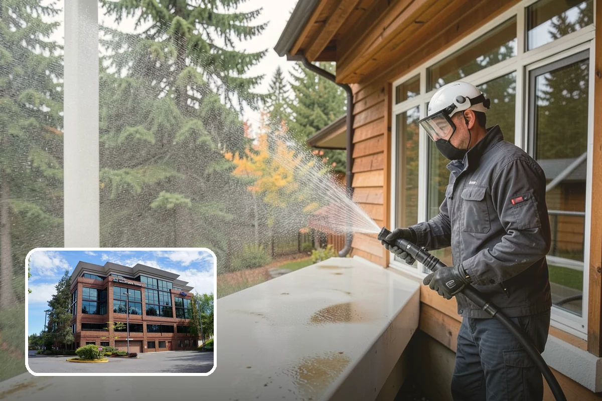 Fire Pit Cleaning in Mountlake Terrace, Snohomish County, WA - Removes soot and ash staining from the pit surround