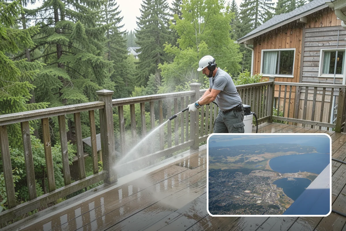 Fire Pit Cleaning in Oak Harbor, Island County, WA - Removes soot and ash staining from the pit surround