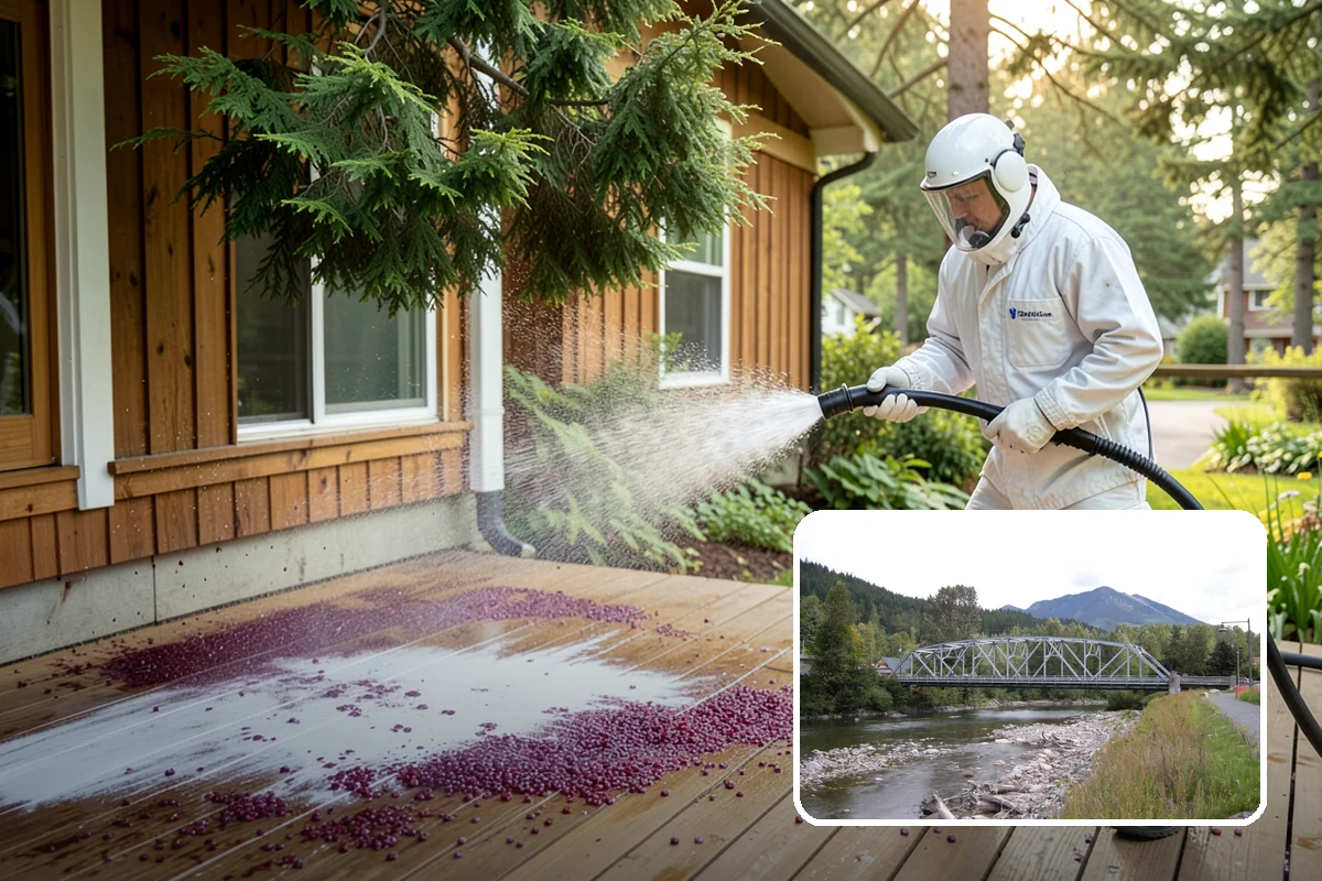 Fire Pit Cleaning in Skykomish, King County, WA - Removes soot and ash staining from the pit surround