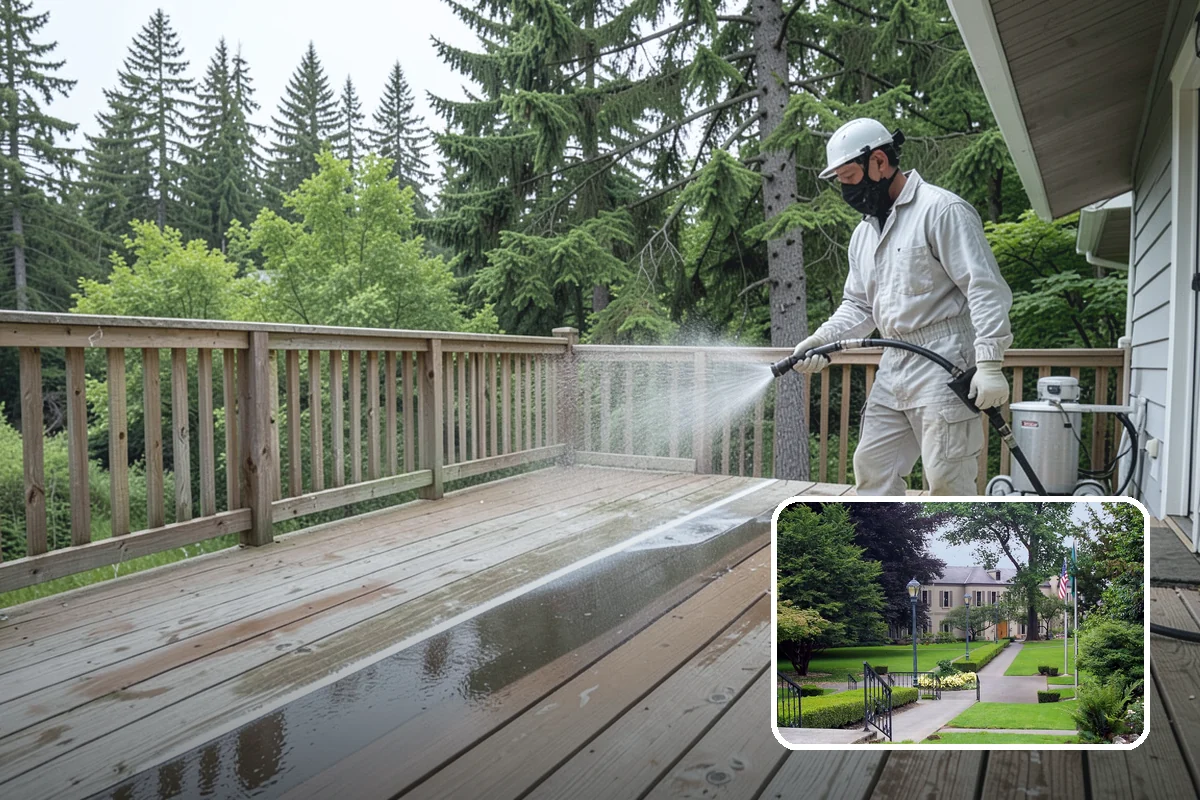 Fire Pit Cleaning in Woodinville, King County, WA - Removes soot and ash staining from the pit surround