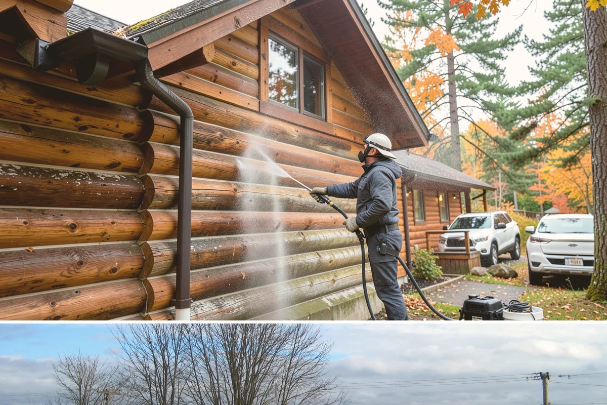 Flagstone Patio Cleaning in Langley, Island County, WA - Flagstone patios are best cleaned during dry summer stretches so joints and stone dry fully.