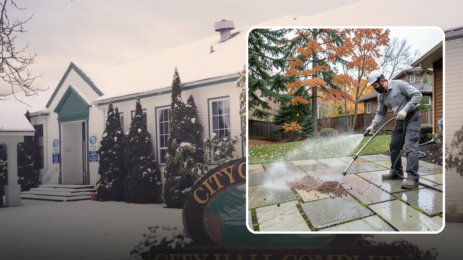 Flagstone Patio Cleaning in Pacific, King County, WA - Gently clean flagstone patios and their wide joints where Northwest moss settles in deep.