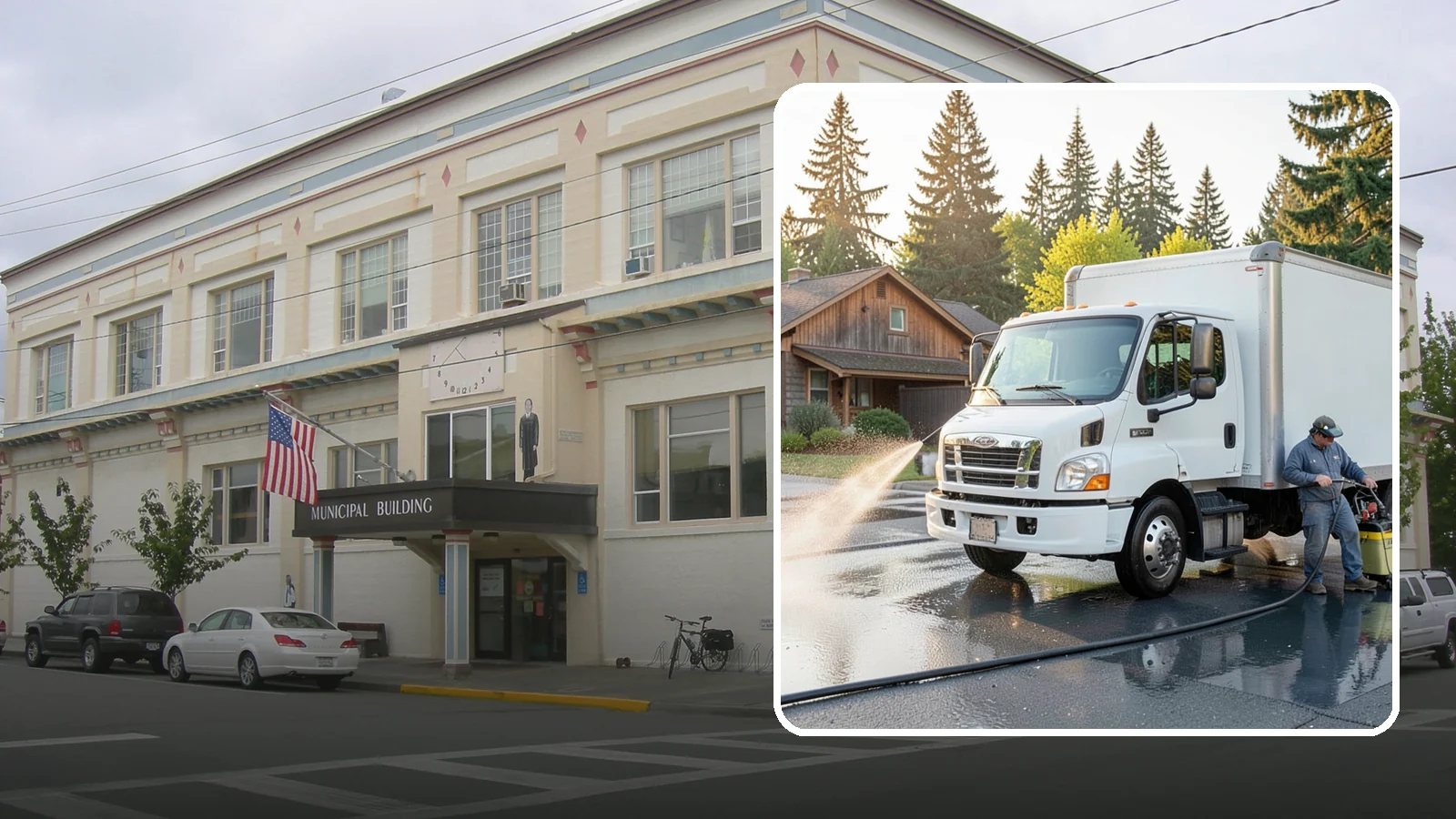 Fleet Washing in Anacortes, Skagit County, WA - We wash entire vehicle fleets on-site so your Washington company's trucks and vans stay road-ready and brand-presentable.