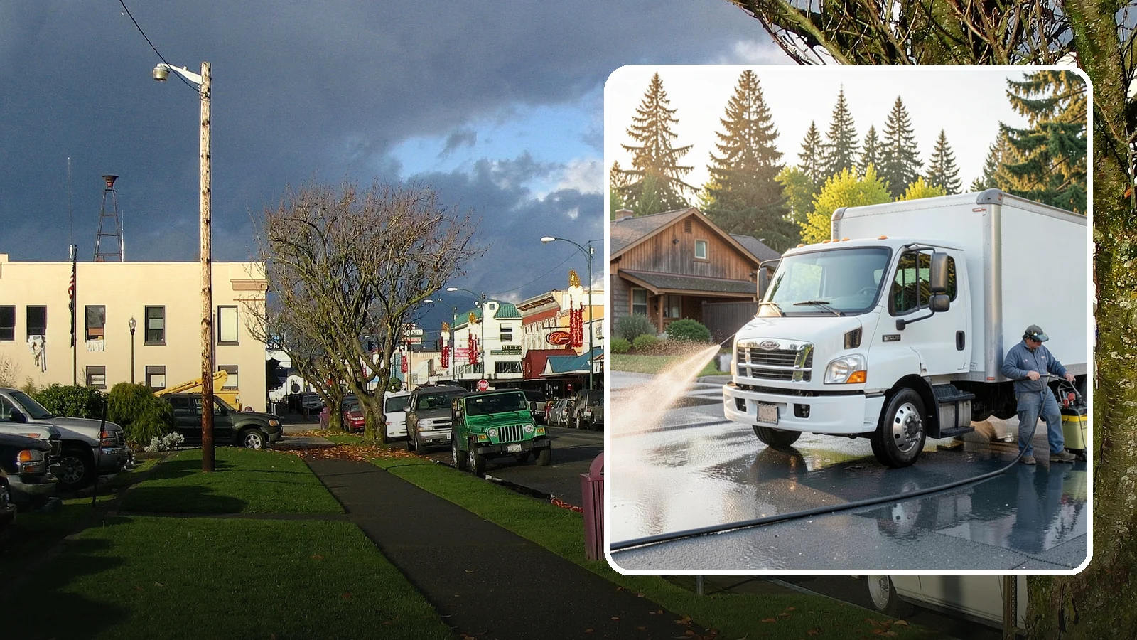 Fleet Washing in Arlington, Snohomish County, WA - We wash entire vehicle fleets on-site so your Washington company's trucks and vans stay road-ready and brand-presentable.