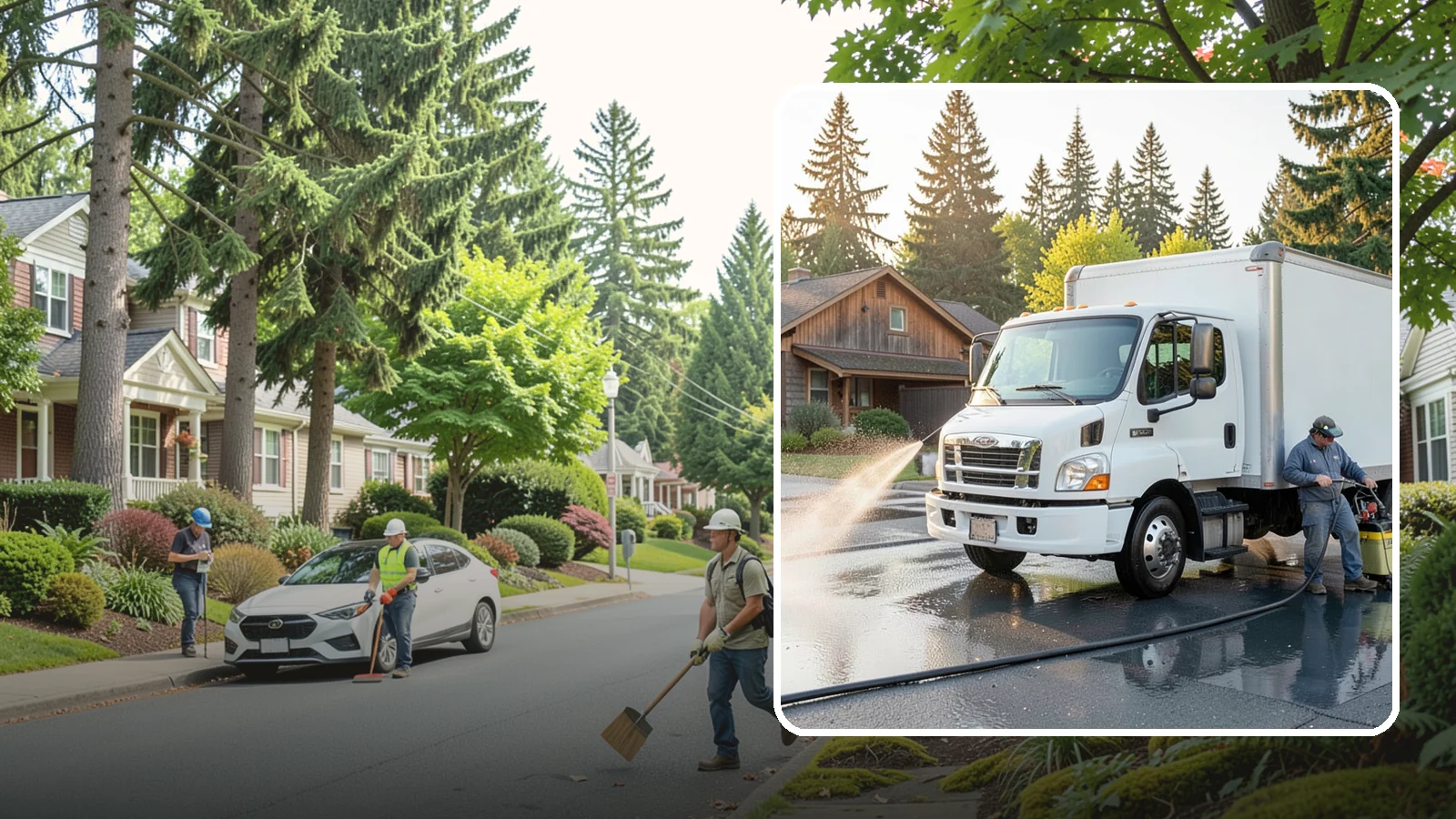 Fleet Washing in Beaux Arts Village, King County, WA - We wash entire vehicle fleets on-site so your Washington company's trucks and vans stay road-ready and brand-presentable.