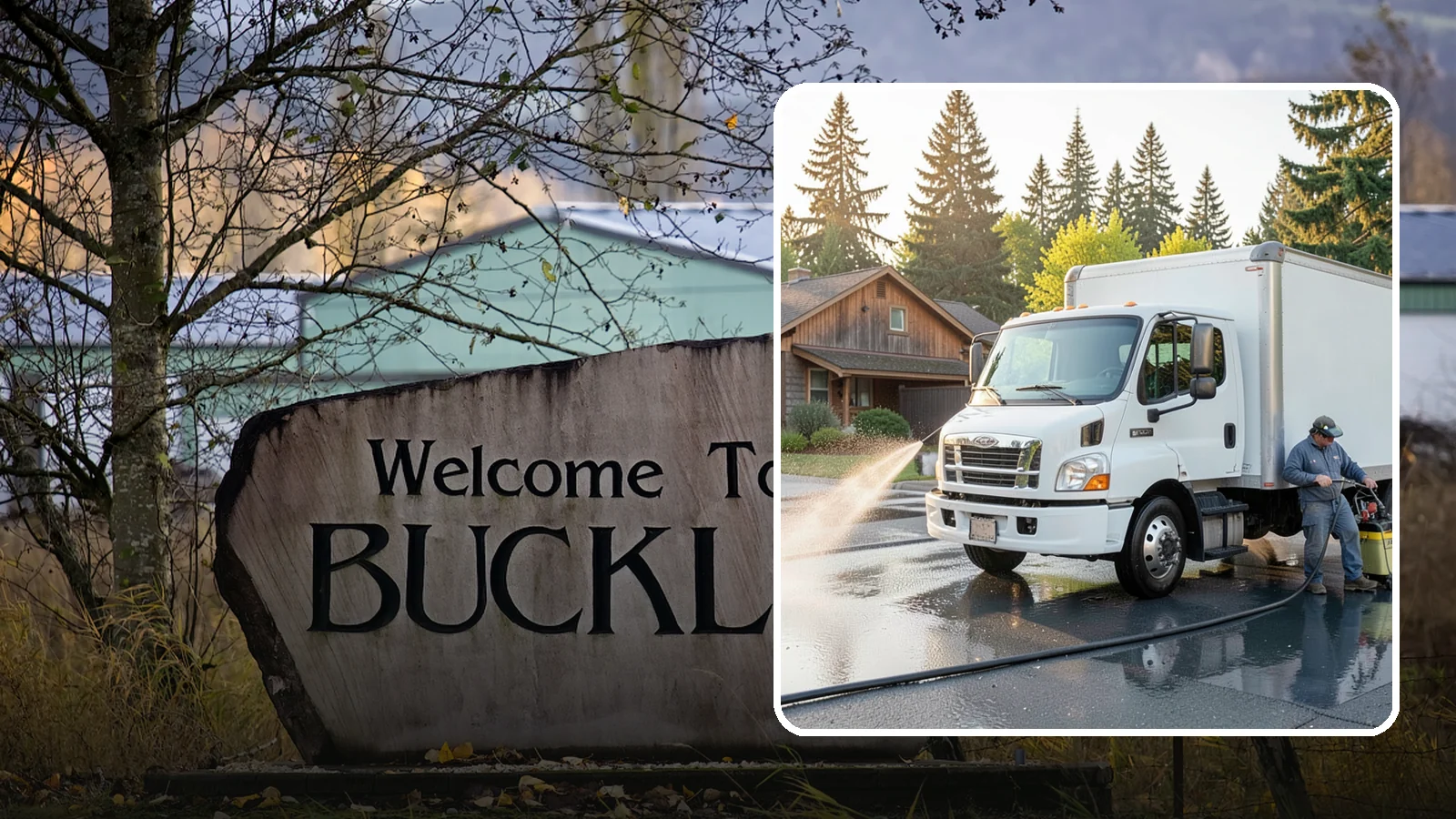 Fleet Washing in Buckley, Pierce County, WA - We wash entire vehicle fleets on-site so your Washington company's trucks and vans stay road-ready and brand-presentable.