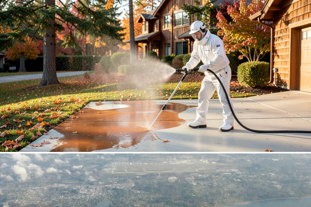 Fleet Washing in Burien, King County, WA - Winter's road spray makes regular washes especially valuable, though a year-round schedule keeps branding consistent.