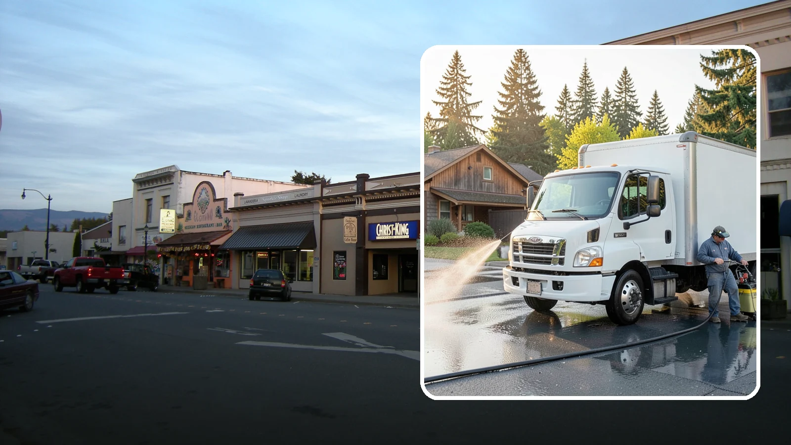 Fleet Washing in Burlington, Skagit County, WA - We wash entire vehicle fleets on-site so your Washington company's trucks and vans stay road-ready and brand-presentable.