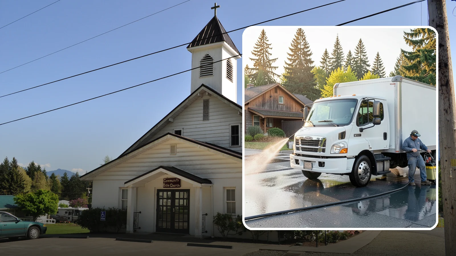 Fleet Washing in Concrete, Skagit County, WA - We wash entire vehicle fleets on-site so your Washington company's trucks and vans stay road-ready and brand-presentable.