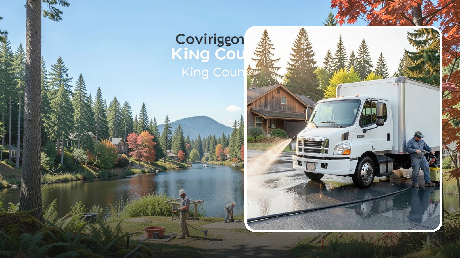 Fleet Washing in Covington, King County, WA - We wash entire vehicle fleets on-site so your Washington company's trucks and vans stay road-ready and brand-presentable.