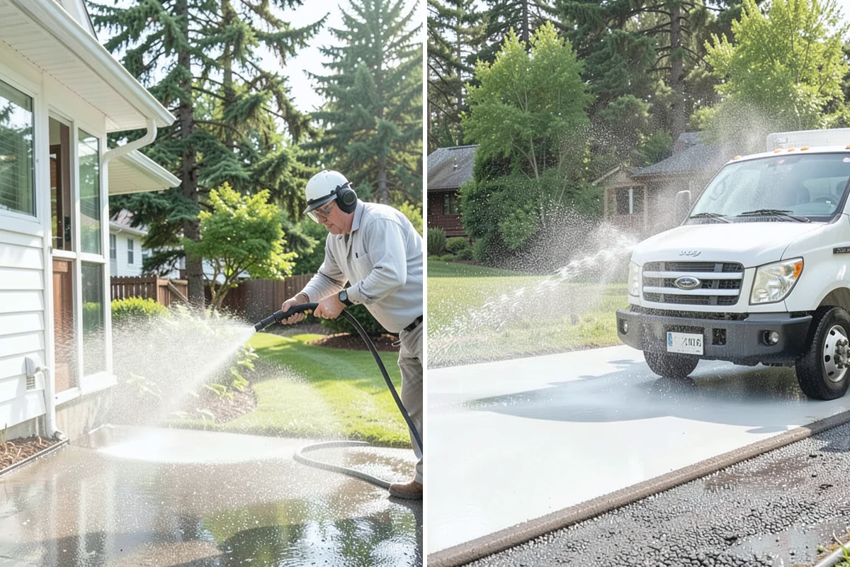 Fleet Washing in Darrington, Snohomish County, WA - Stage vehicles and confirm the wash schedule