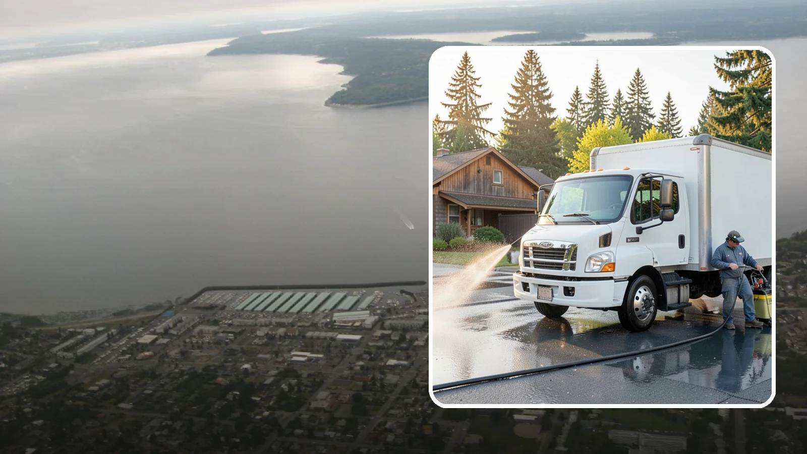 Fleet Washing in Des Moines, King County, WA - We wash entire vehicle fleets on-site so your Washington company's trucks and vans stay road-ready and brand-presentable.