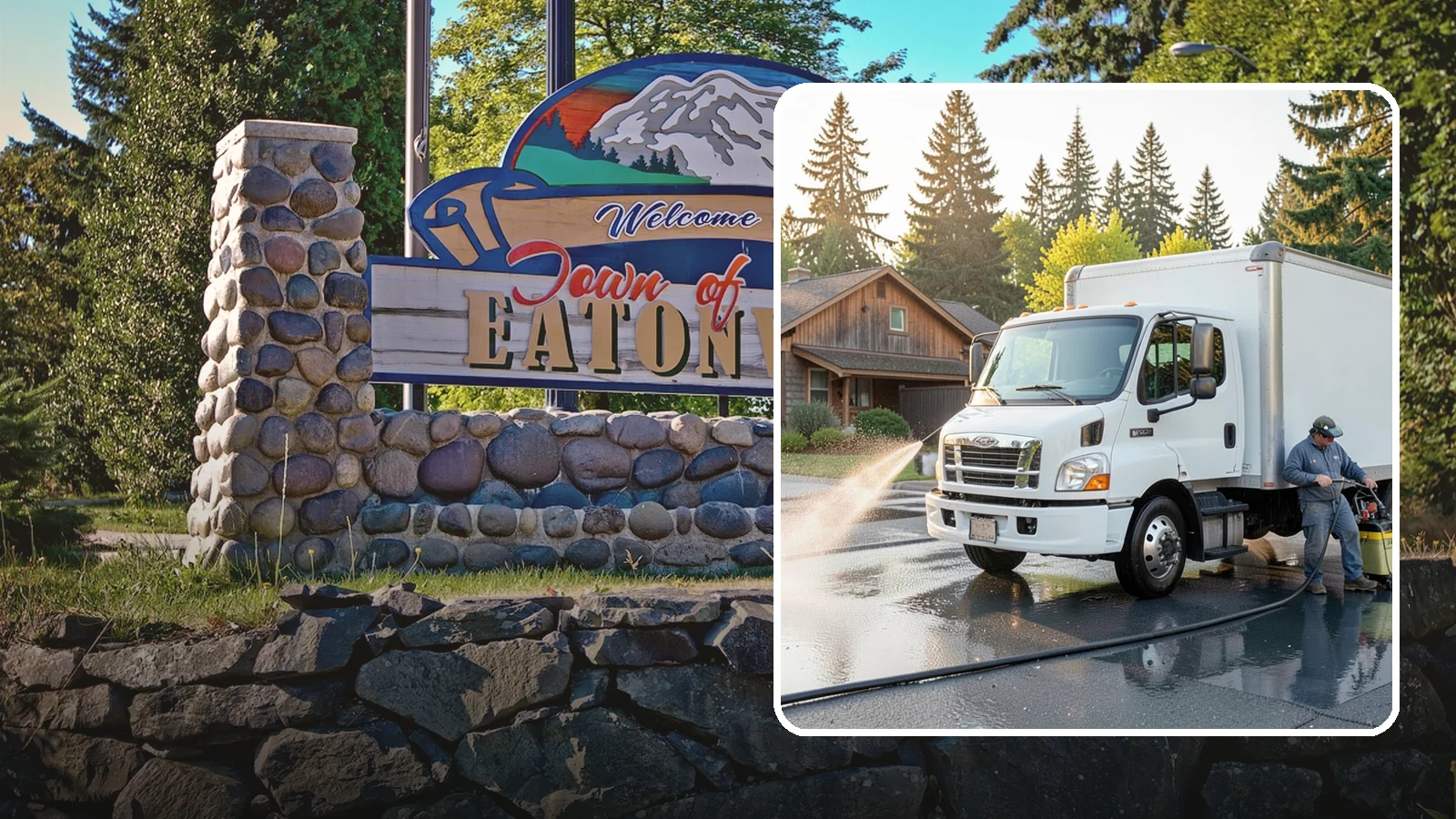 Fleet Washing in Eatonville, Pierce County, WA - We wash entire vehicle fleets on-site so your Washington company's trucks and vans stay road-ready and brand-presentable.