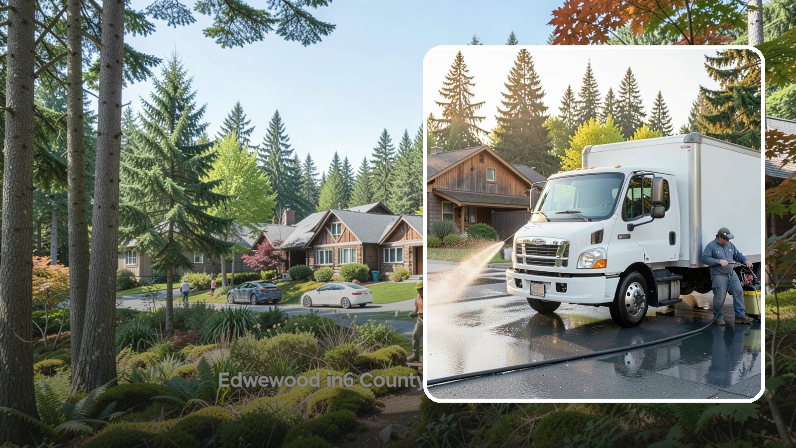 Fleet Washing in Edgewood, Pierce County, WA - We wash entire vehicle fleets on-site so your Washington company's trucks and vans stay road-ready and brand-presentable.