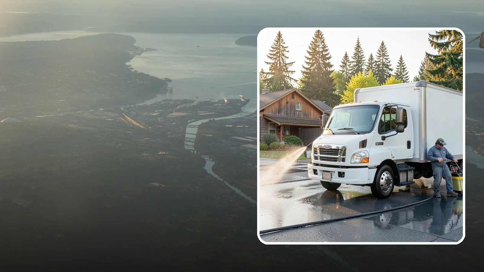 Fleet Washing in Fife, Pierce County, WA - We wash entire vehicle fleets on-site so your Washington company's trucks and vans stay road-ready and brand-presentable.