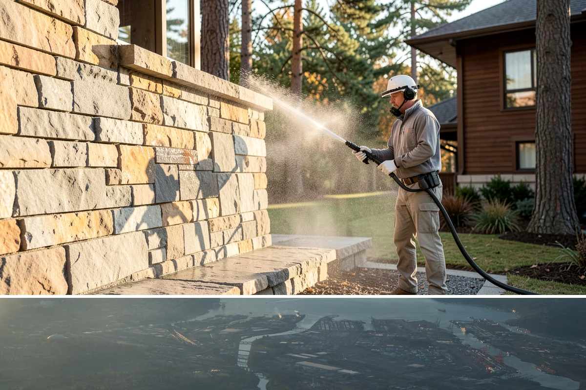 Fleet Washing in Fife, Pierce County, WA - Winter's road spray makes regular washes especially valuable, though a year-round schedule keeps branding consistent.