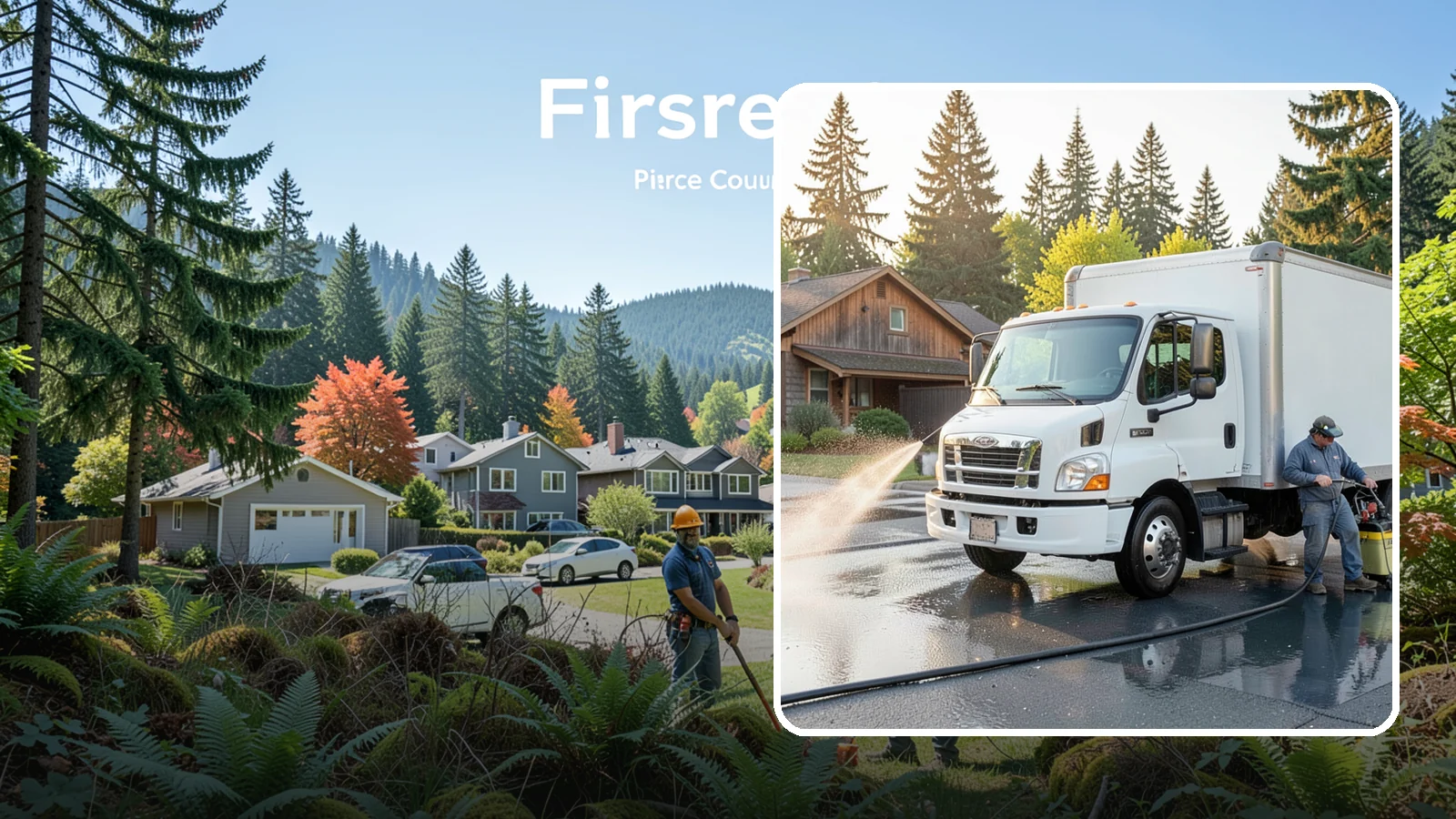 Fleet Washing in Fircrest, Pierce County, WA - We wash entire vehicle fleets on-site so your Washington company's trucks and vans stay road-ready and brand-presentable.