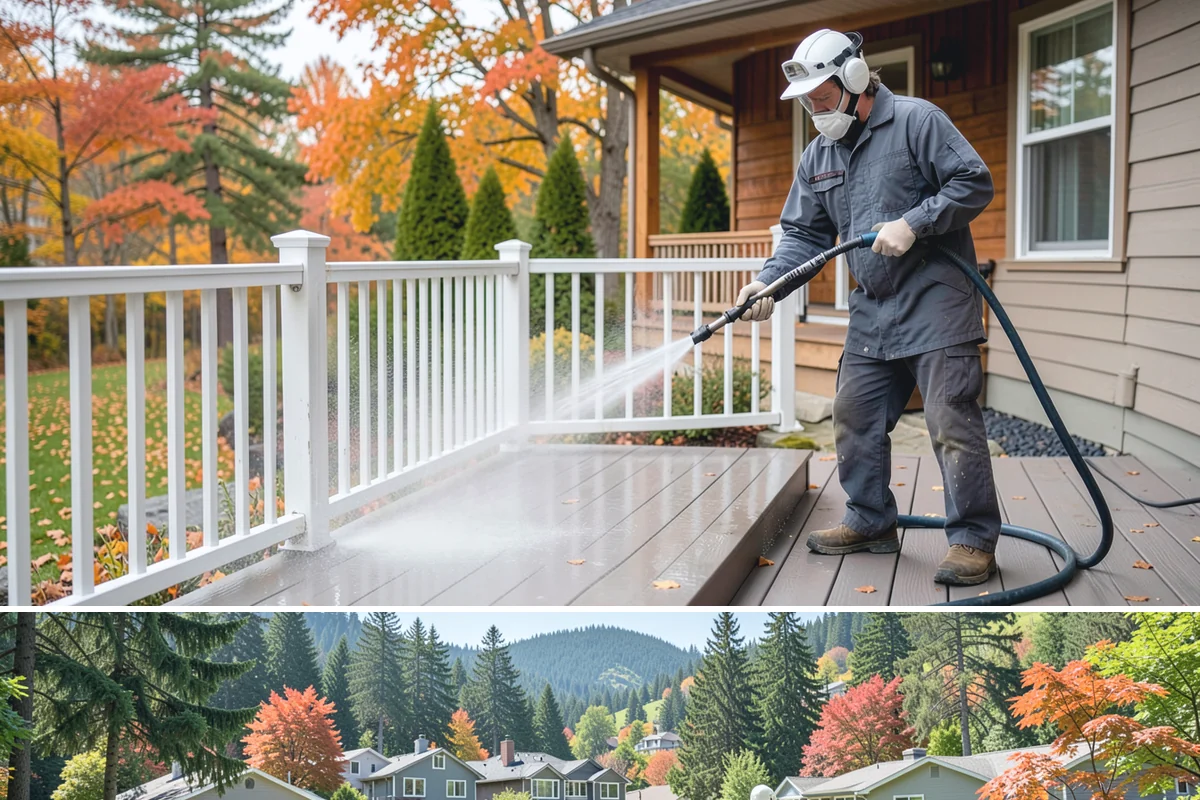 Fleet Washing in Fircrest, Pierce County, WA - Winter's road spray makes regular washes especially valuable, though a year-round schedule keeps branding consistent.