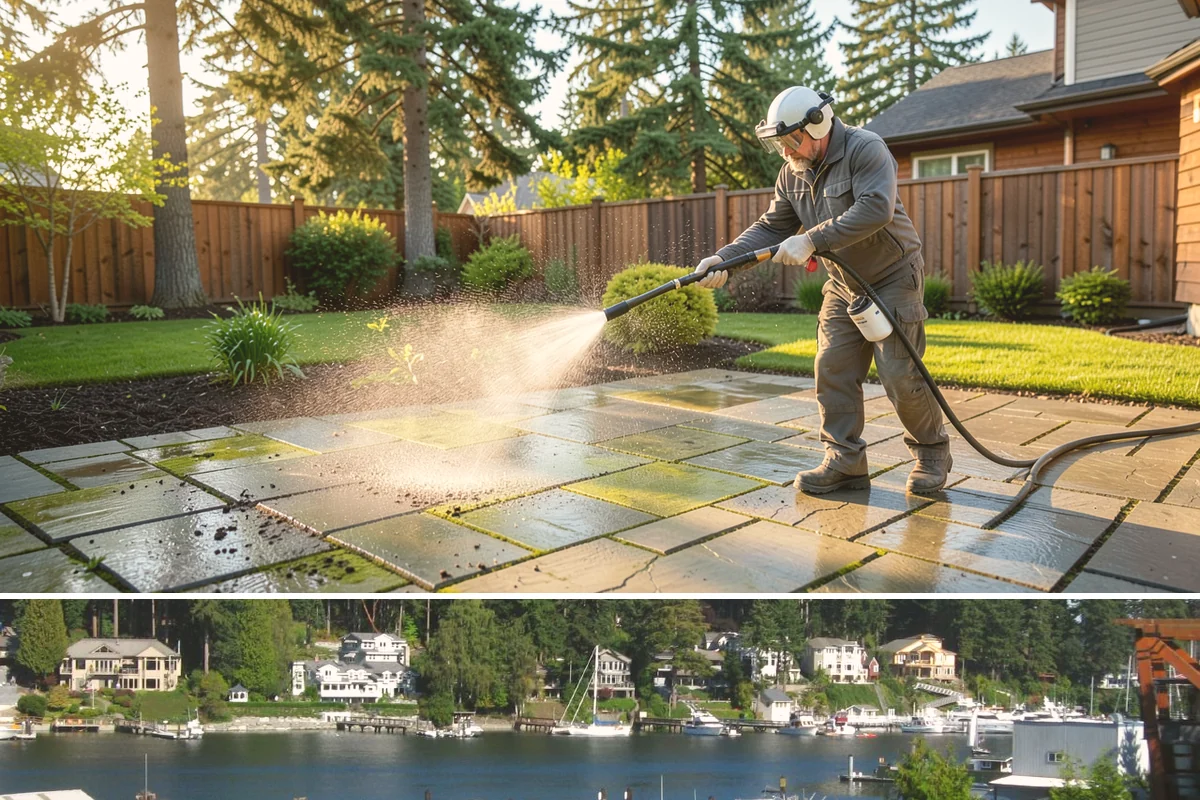 Fleet Washing in Gig Harbor, Pierce County, WA - Winter's road spray makes regular washes especially valuable, though a year-round schedule keeps branding consistent.