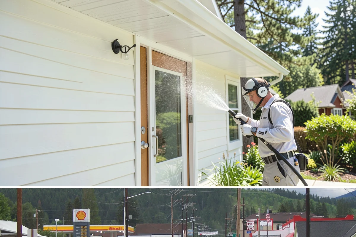 Fleet Washing in Granite Falls, Snohomish County, WA - Winter's road spray makes regular washes especially valuable, though a year-round schedule keeps branding consistent.