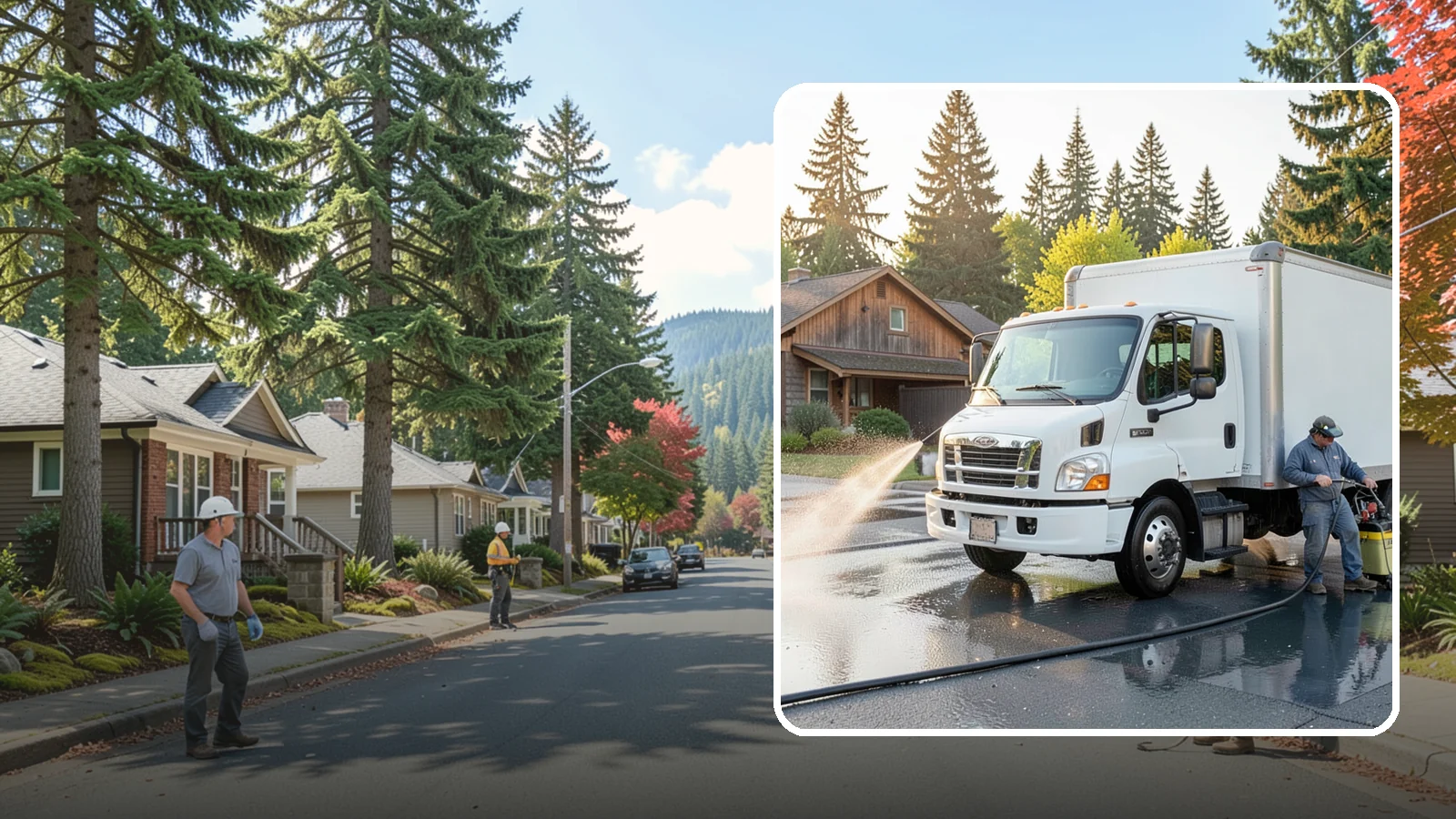Fleet Washing in Hunts Point, King County, WA - We wash entire vehicle fleets on-site so your Washington company's trucks and vans stay road-ready and brand-presentable.