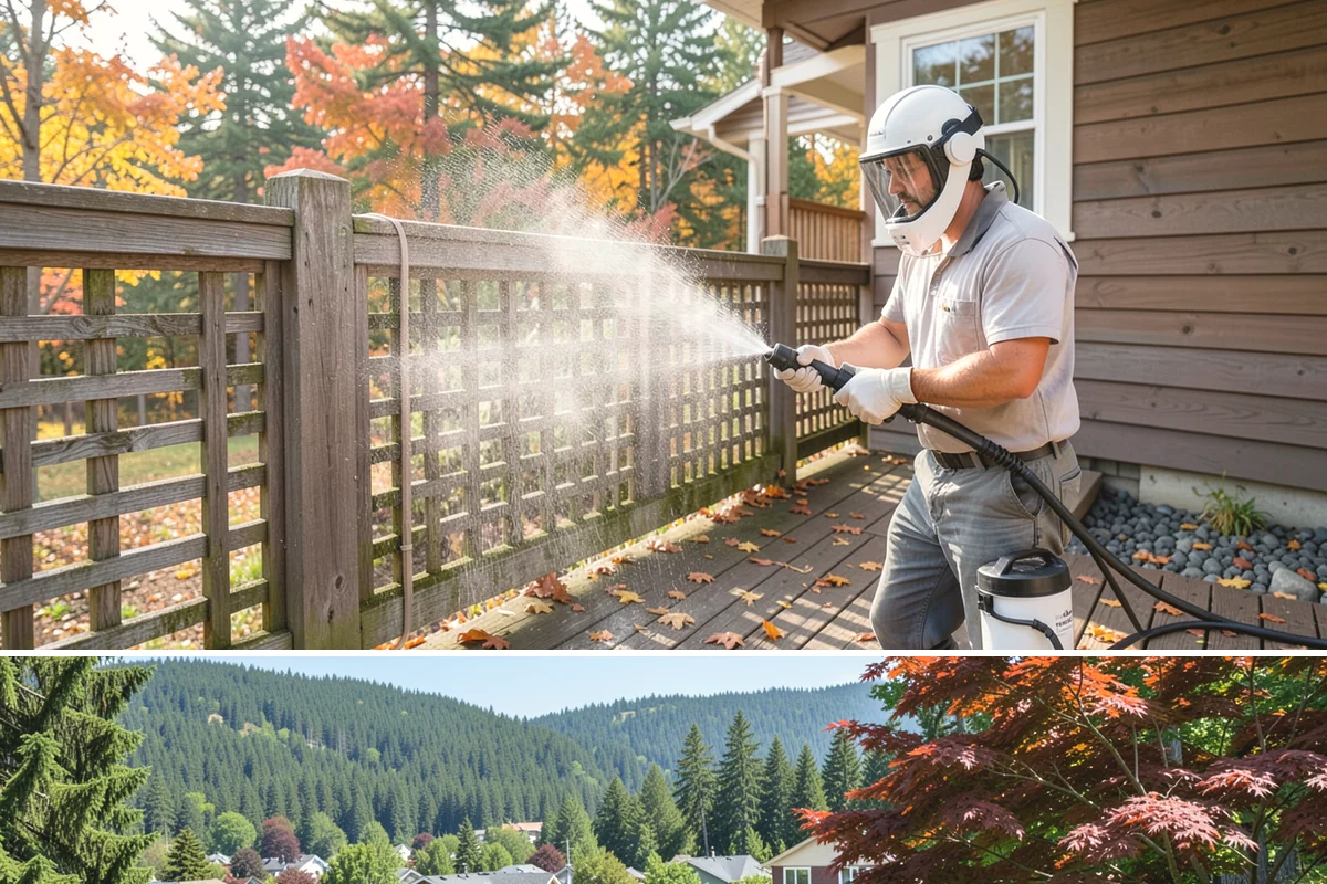 Fleet Washing in Index, Snohomish County, WA - Winter's road spray makes regular washes especially valuable, though a year-round schedule keeps branding consistent.
