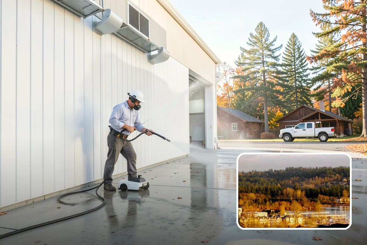 Fleet Washing in Kenmore, King County, WA - Cleans the whole fleet on-site around your schedule