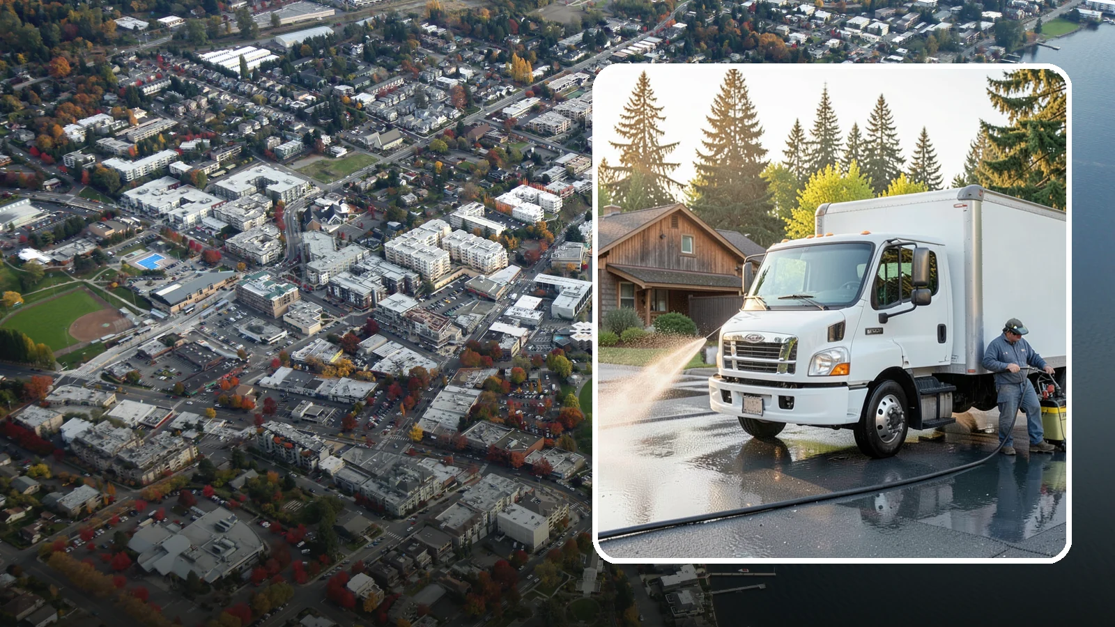 Fleet Washing in Kirkland, King County, WA - We wash entire vehicle fleets on-site so your Washington company's trucks and vans stay road-ready and brand-presentable.