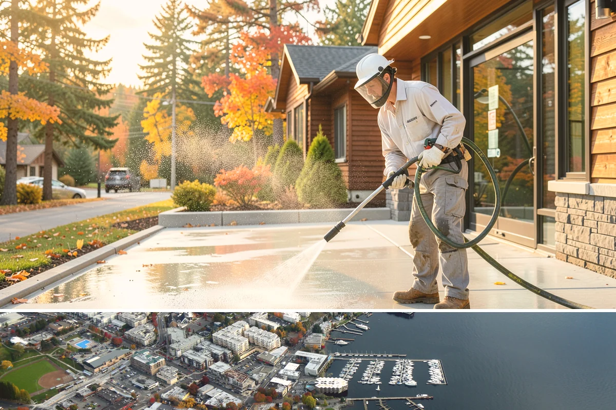 Fleet Washing in Kirkland, King County, WA - Winter's road spray makes regular washes especially valuable, though a year-round schedule keeps branding consistent.