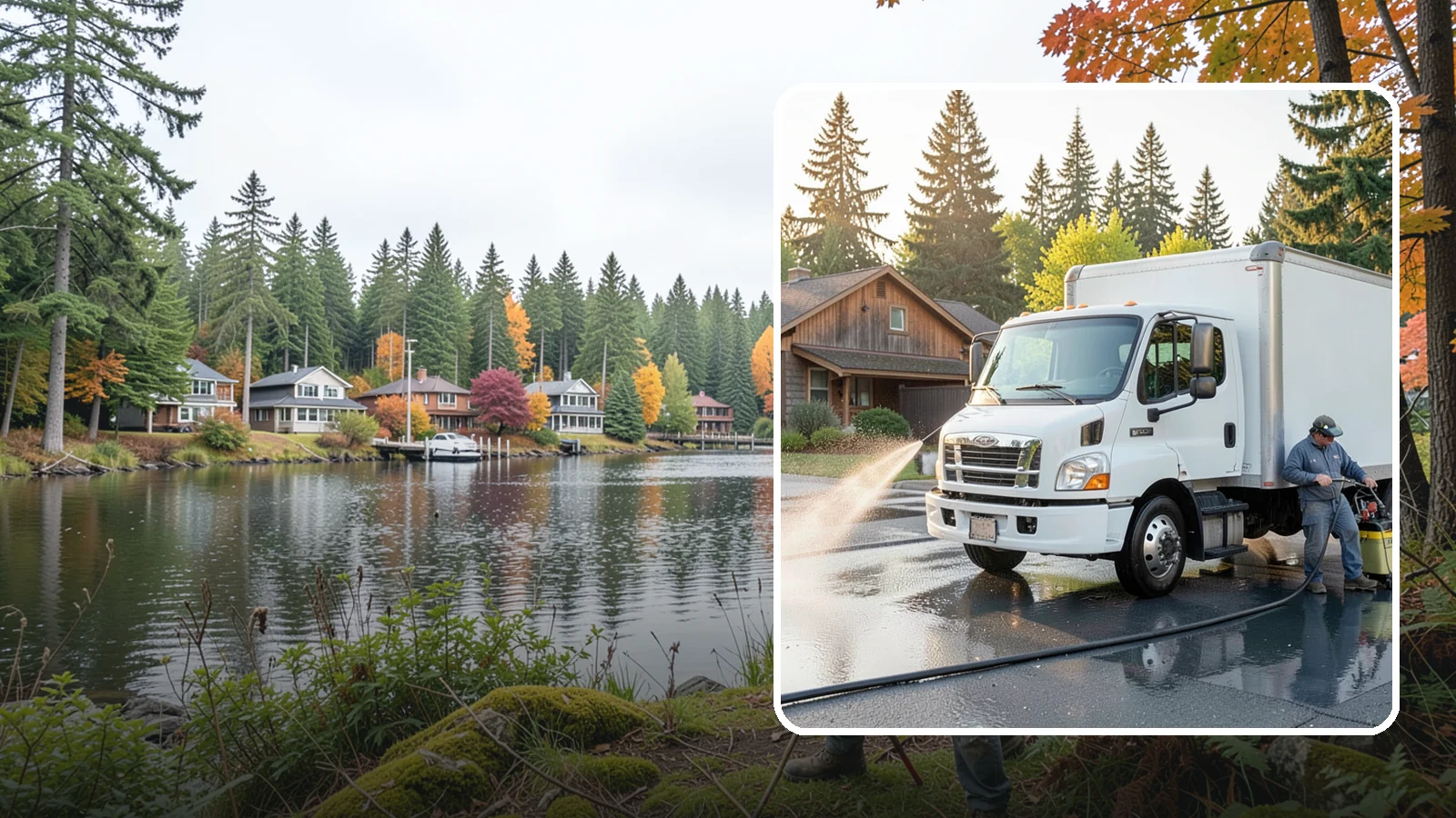Fleet Washing in La Conner, Skagit County, WA - We wash entire vehicle fleets on-site so your Washington company's trucks and vans stay road-ready and brand-presentable.