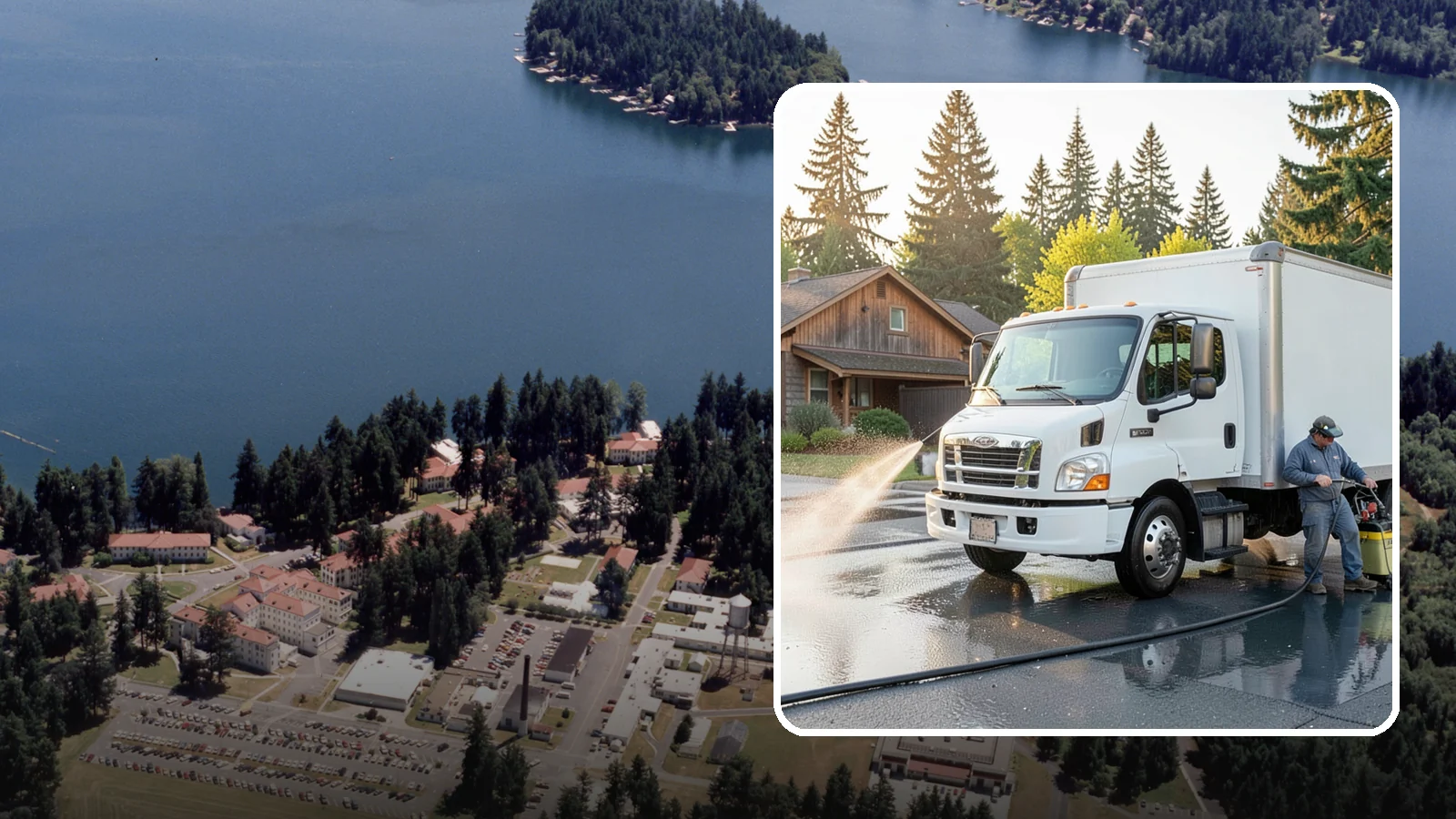 Fleet Washing in Lakewood, Pierce County, WA - We wash entire vehicle fleets on-site so your Washington company's trucks and vans stay road-ready and brand-presentable.