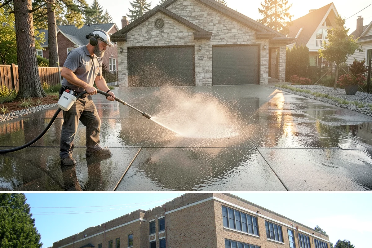 Fleet Washing in Maple Valley, King County, WA - Winter's road spray makes regular washes especially valuable, though a year-round schedule keeps branding consistent.