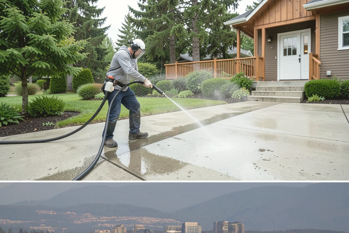 Fleet Washing in Medina, King County, WA - Winter's road spray makes regular washes especially valuable, though a year-round schedule keeps branding consistent.