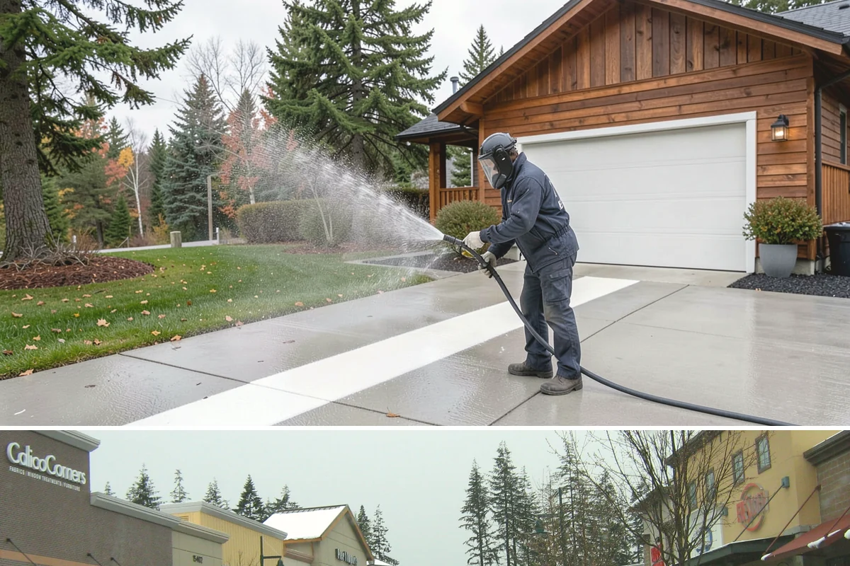 Fleet Washing in Mill Creek, Snohomish County, WA - Winter's road spray makes regular washes especially valuable, though a year-round schedule keeps branding consistent.