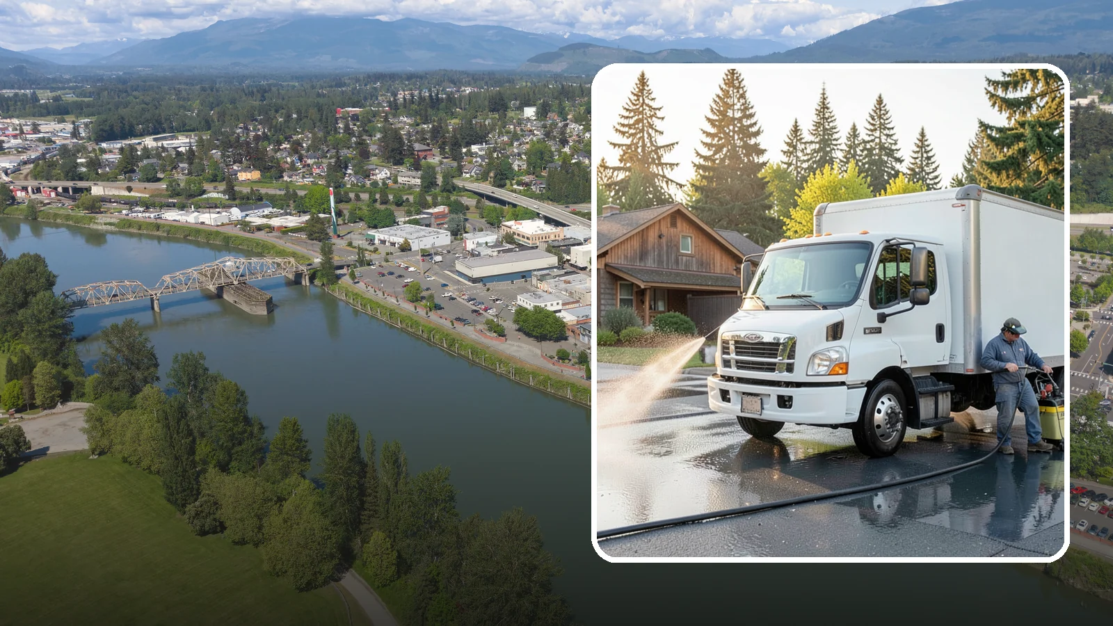 Fleet Washing in Mount Vernon, Skagit County, WA - We wash entire vehicle fleets on-site so your Washington company's trucks and vans stay road-ready and brand-presentable.