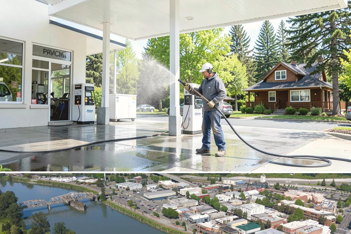 Fleet Washing in Mount Vernon, Skagit County, WA - Winter's road spray makes regular washes especially valuable, though a year-round schedule keeps branding consistent.