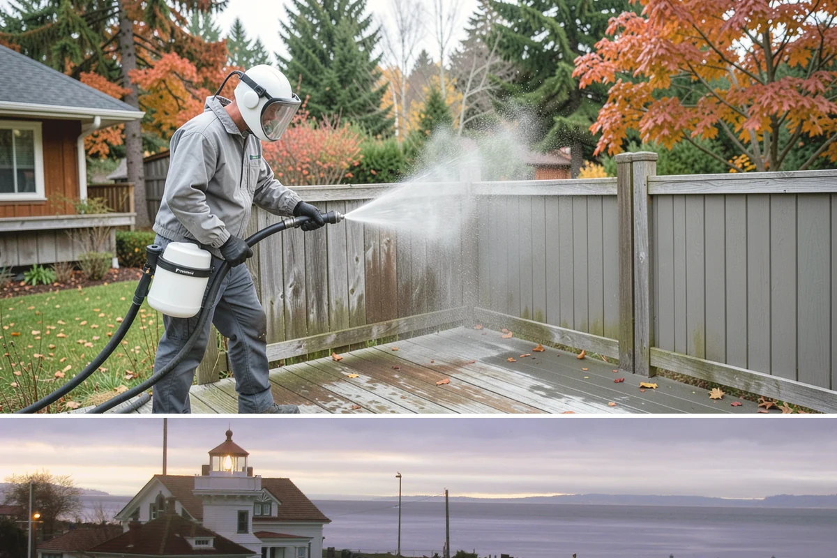 Fleet Washing in Mukilteo, Snohomish County, WA - Winter's road spray makes regular washes especially valuable, though a year-round schedule keeps branding consistent.
