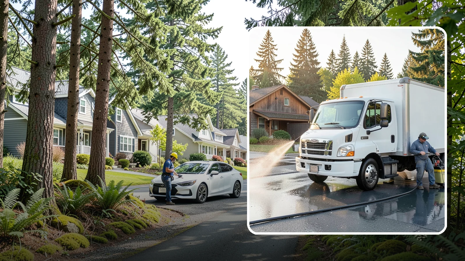 Fleet Washing in Normandy Park, King County, WA - We wash entire vehicle fleets on-site so your Washington company's trucks and vans stay road-ready and brand-presentable.